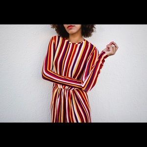 Zara Multicolored striped dress in perfect condition